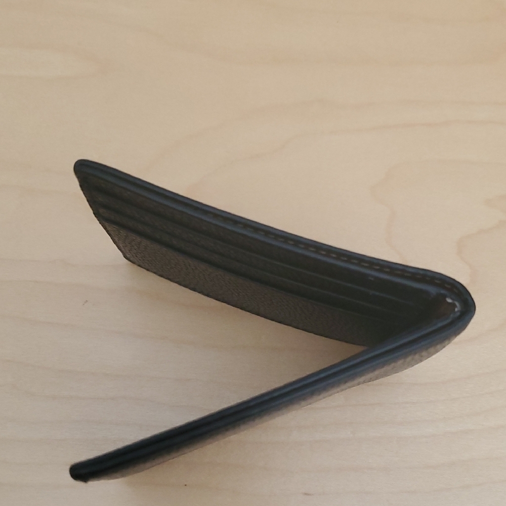 Coach Pebbled Black Leather Wallet - Picture 9 of 12